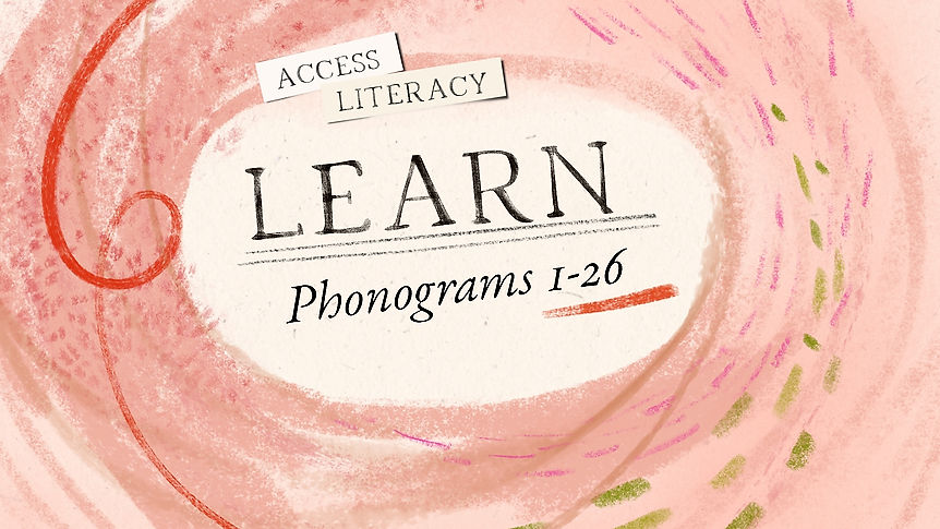 Learn Phonograms 1-26